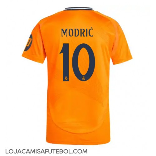 Camisa de Futebol Real Madrid Luka Modric #10 Equipamento Secundário 2024-25 Manga Curta